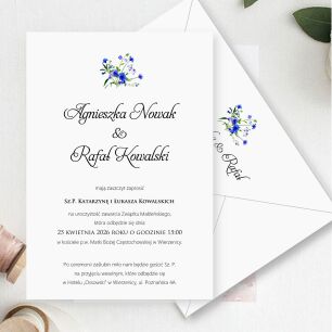 KOD008 ZAPROSZENIA FORMAT B6 CHABRY