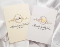 ZAPROSZENIA FORMAT C6 ORNAMENT INICJAŁY składane - 3