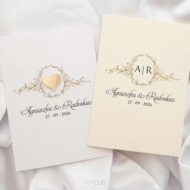 ZAPROSZENIA FORMAT C6 ORNAMENT składane