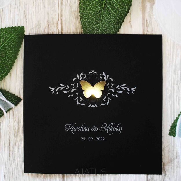 KW NW-52 ZŁOTY MOTYL ORNAMENT CZARNE