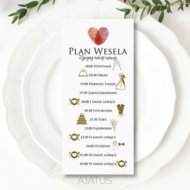 PLAN WESELA ZŁOTY ODCISKI PALCÓW