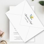 KOD009 ZAPROSZENIA FORMAT B6 CHABRY/POLNE KWIATY - 3