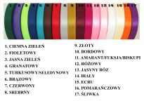 Winietki WSTĄŻKA 17 KOLORÓW LEŻĄCE/KŁADZIONE - 3