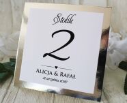 Numery Stołów SREBRO DUŻE - 2