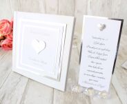 KG GLAMOUR 3D BIAŁA  KWADRAT SREBRNA - 2