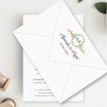KOD005 ZAPROSZENIA FORMAT B6 ORNAMENT INICJAŁY - 3