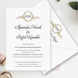 KOD005 ZAPROSZENIA FORMAT B6 ORNAMENT