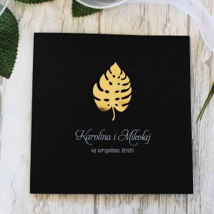 KW NW-38 ZŁOTY LIŚĆ MONSTERA CZARNE