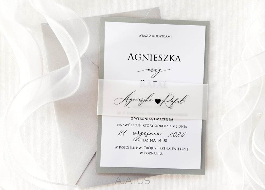 A6 SREBRO DWUKARKOWE OPASKA  - 1