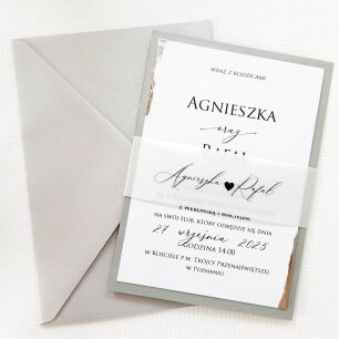 A6 SREBRO DWUKARKOWE OPASKA  - 1