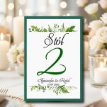 Numery Stołów GZ ZŁOTO/SREBRO/ECO/CIEMNA ZIELEŃ - 4