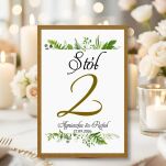 Numery Stołów GZ ZŁOTO/SREBRO/ECO/CIEMNA ZIELEŃ - 3