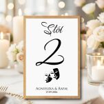 Numery Stołów TEATR ZŁOTO/SREBRO/ECO/CZARNY - 3