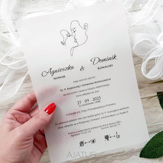 A5 ZAPROSZENIA PARA -66 KALKA