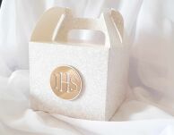 Pudełeczko na CIASTO IHS ZŁOTY - 2