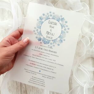 A5 ZAPROSZENIA zimowe -48 KALKA