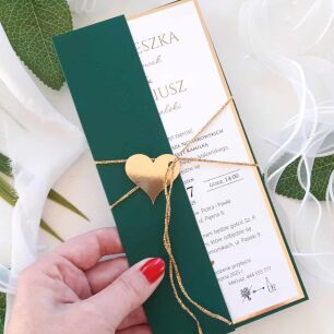 ZŁOTO-CIENA ZIELEŃ OKŁADKA/ETUI DL