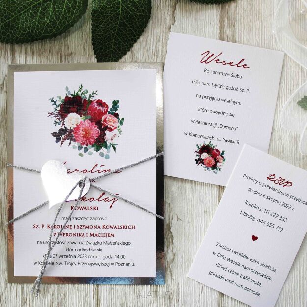 JKZ-A6 SREBRO -16 PIWONIE